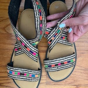 Colorful Strappy Handmade Sandals